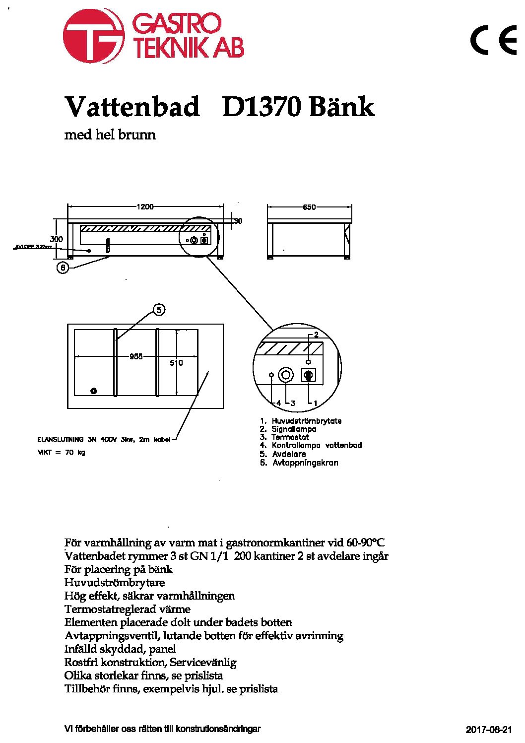 D1370-Bänk